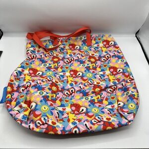 Estee Lauder Hattie Stewart Floral Tote Bag (Reversible) Lightweight Pop Art